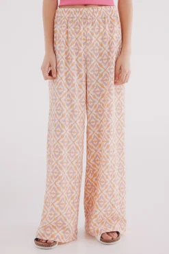 Pantalon estampado fluido niña