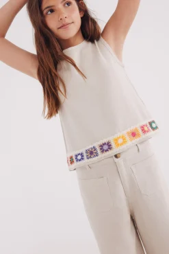 Pantalon lino niña