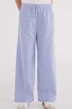 Pantalon pijamero rayas niña
