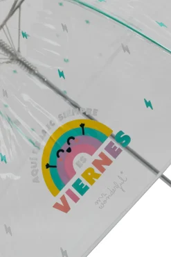 Paraguas grande transparente