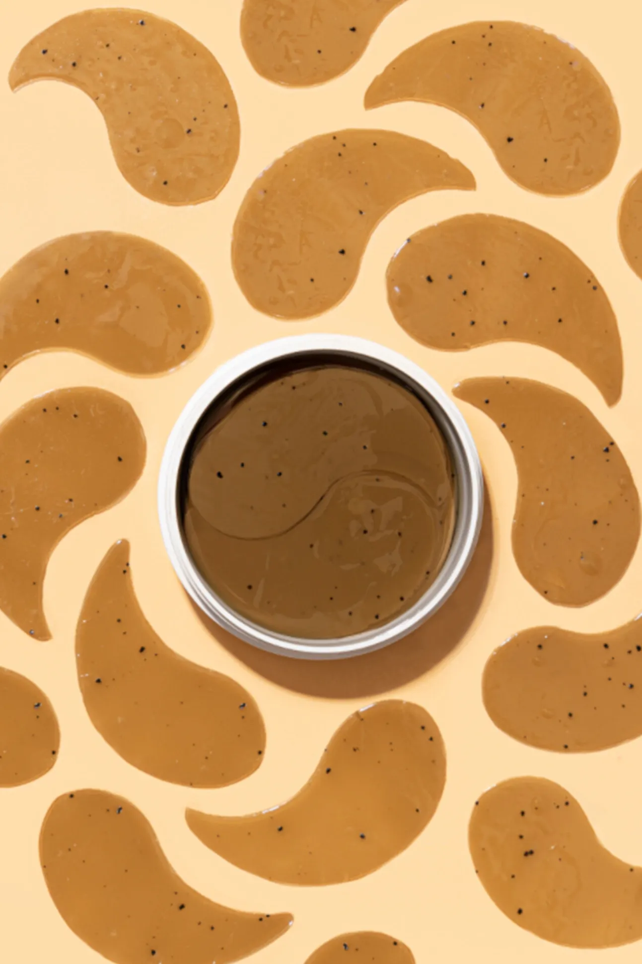 Parches de cafeina y te verde para ojos