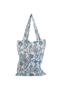 Pareo toalla algodon con bolsa flores