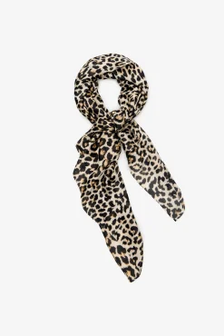 Pañuelo sedoso leopardo