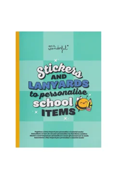 Pegatinas y lanyard para personalizar el material escolar