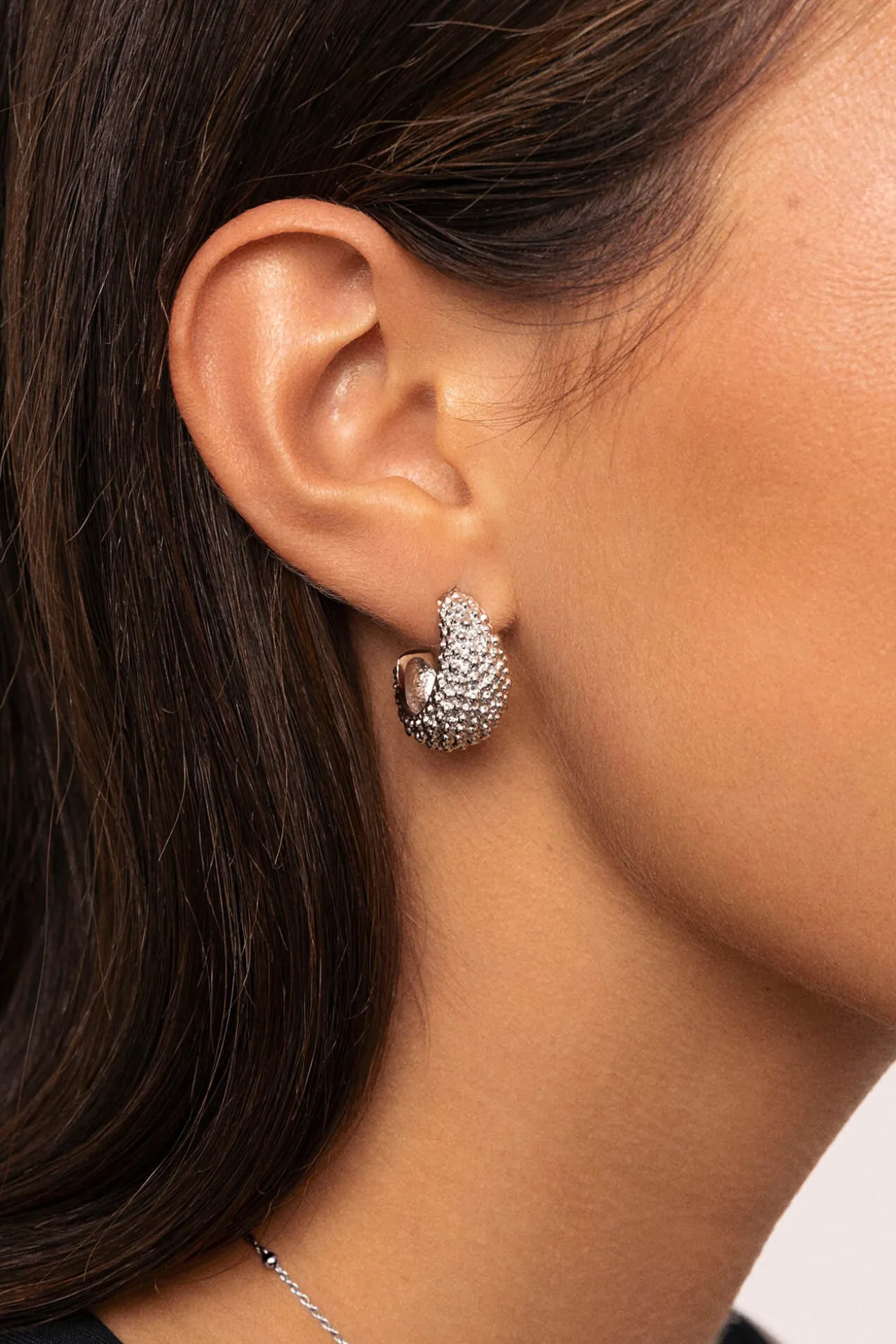 Pendientes Aro Antique Acero