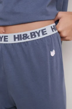 Pijama algodón estampado azul