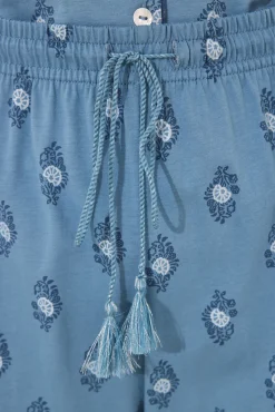 Pijama camisero Capri 100% algodón paisley