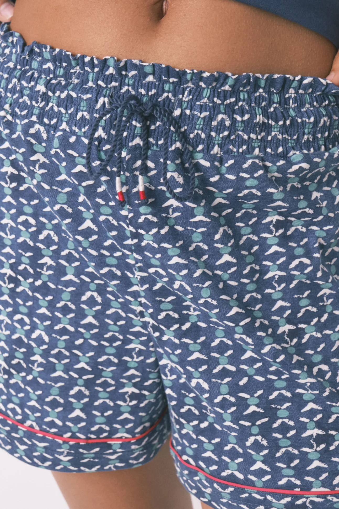 Pijama corto 100% algodón Moomin azul