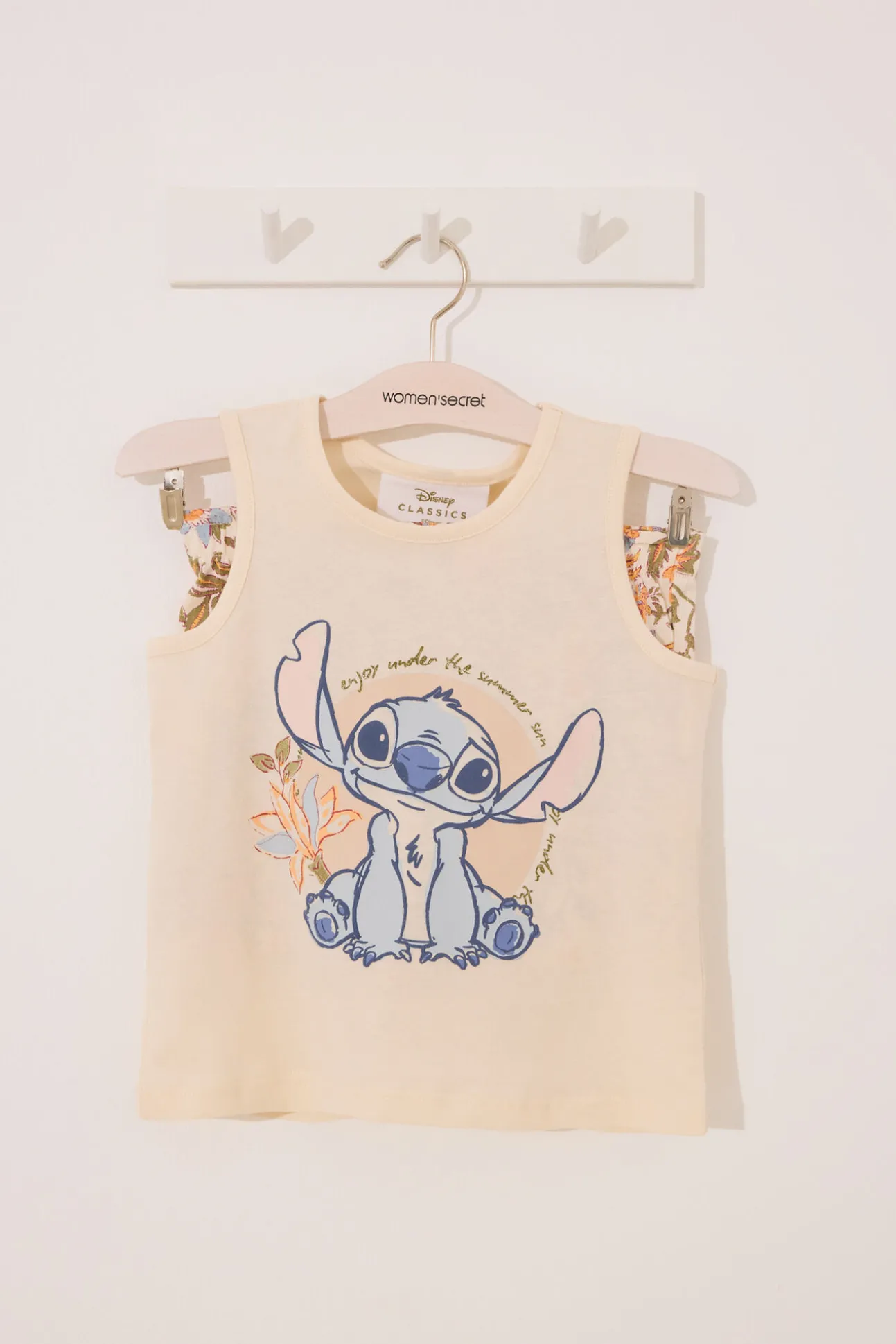 Pijama corto infantil Lilo&Stitch algodón