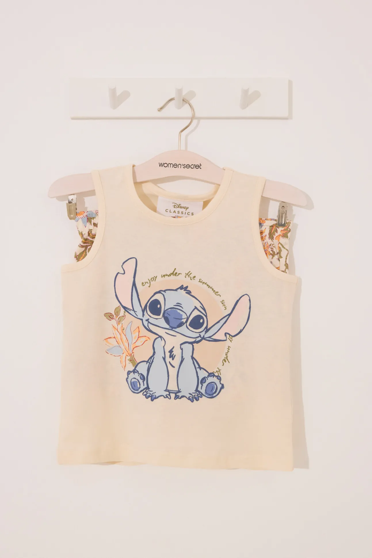 Pijama corto infantil Lilo&Stitch algodón