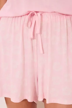 Pijama corto rosa Lilo y Stitch
