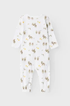 Pijama de bebé con estampado de animales