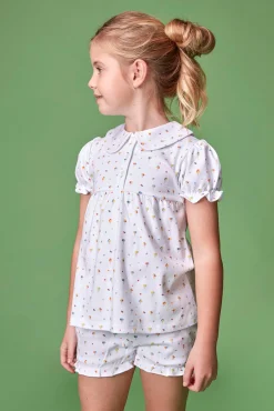 Pijama estampado helados blanco