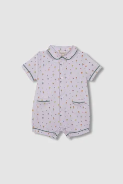 Pijama estampado helados blanco