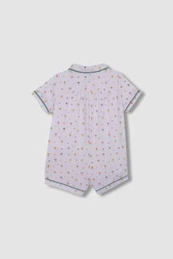 Pijama estampado helados blanco
