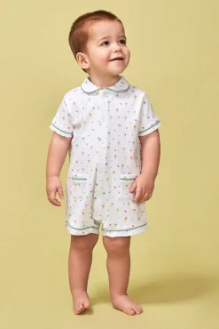 Pijama estampado helados blanco