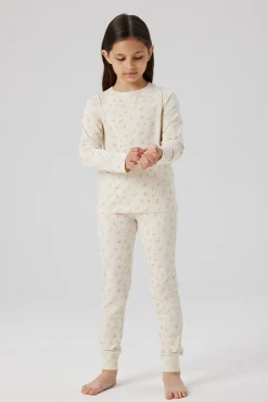 Pijama niña flores