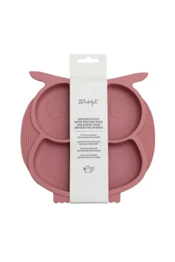 Plato para bebés 100 % con base adherente