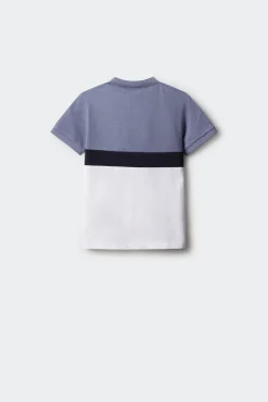 Polo block color niño