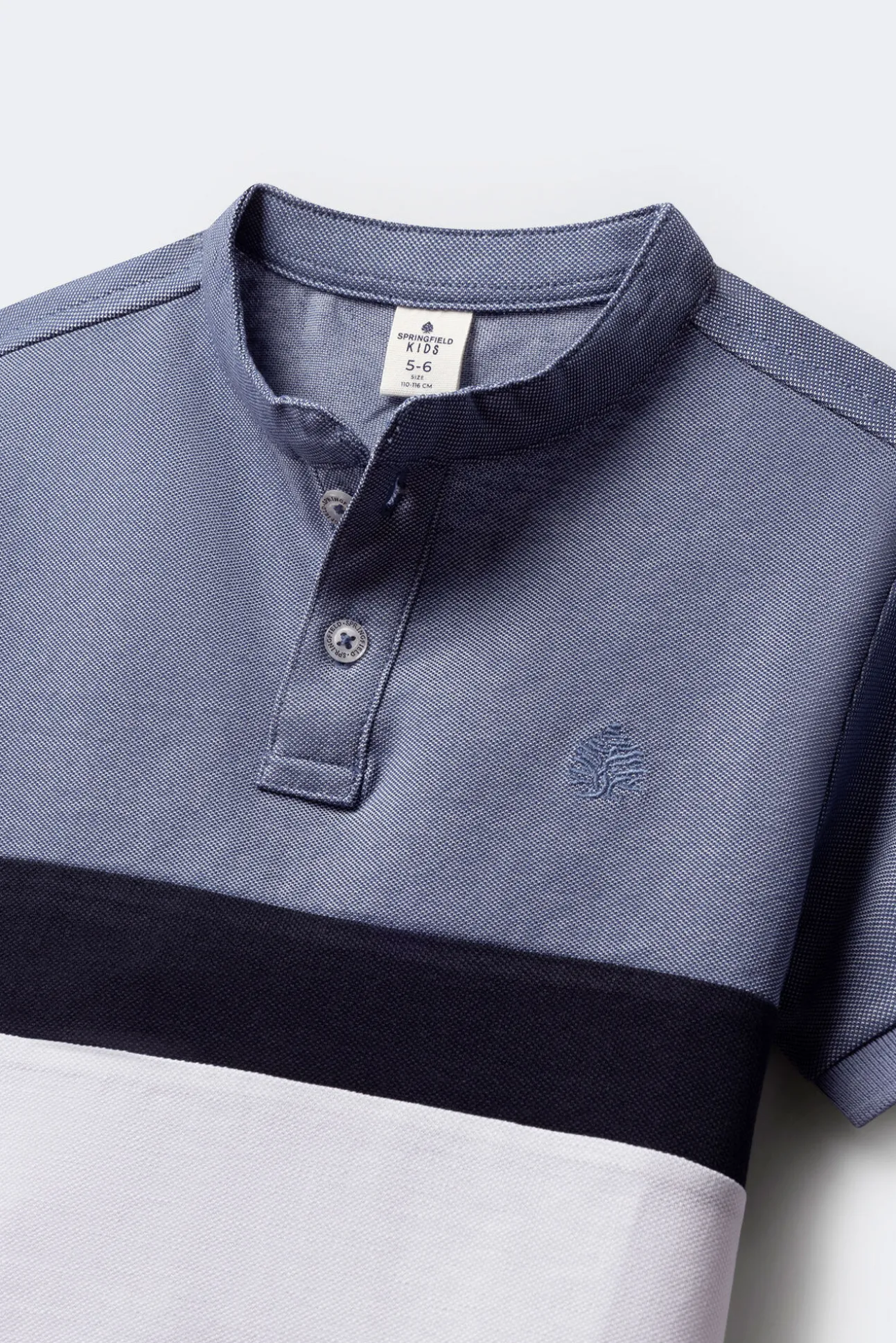 Polo block color niño