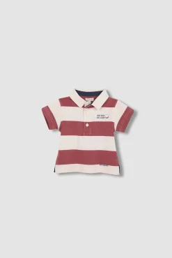 Polo estampado golf rosa