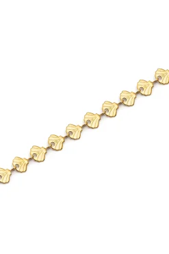Pulsera Shells Acero Baño Oro