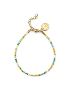 Pulsera Summer Colors Acero Baño Oro