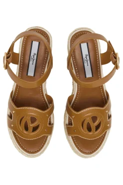 Sandalias Monograma Con Detalles Yute