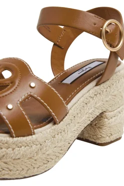 Sandalias Monograma Con Detalles Yute