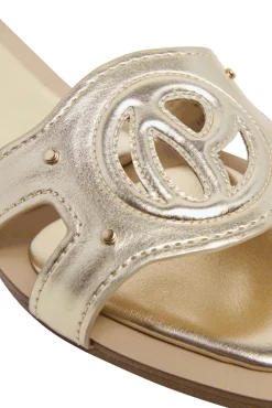 Sandalias Planas Con Monograma