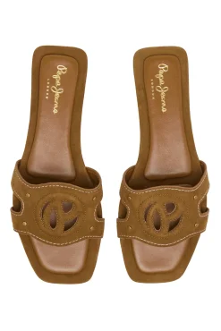 Sandalias Planas De Ante