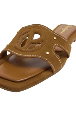 Sandalias Planas De Ante