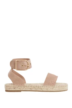 Sandalias Yute Con Detalles Ante