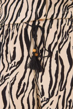 Set camisa y pantalón corto cebra