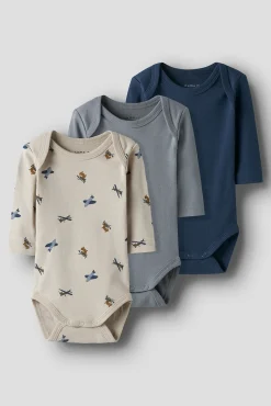Set de 3 bodies de bebe
