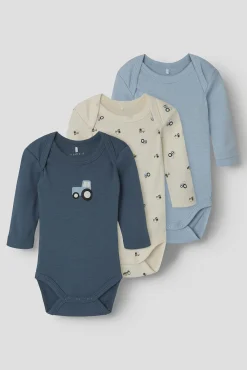 Set de 3 bodies de bebe