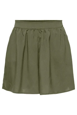 Shorts con tejido fluido