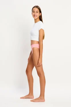 SmileyWorld® Braga Menstrual Teen Algodón Orgánico Flujo Abundante Pink