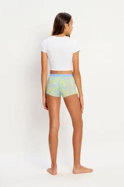 SmileyWorld® Short Menstrual Teen Algodón Orgánico Flujo Súper Green