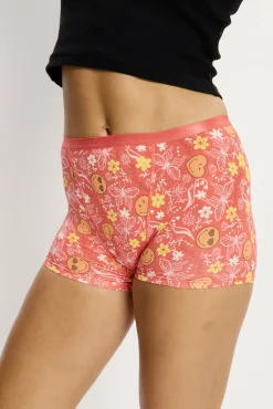 SmileyWorld® Short Menstrual Bambú Flujo Moderado Coral