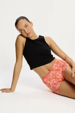 SmileyWorld® Short Menstrual Bambú Flujo Moderado Coral