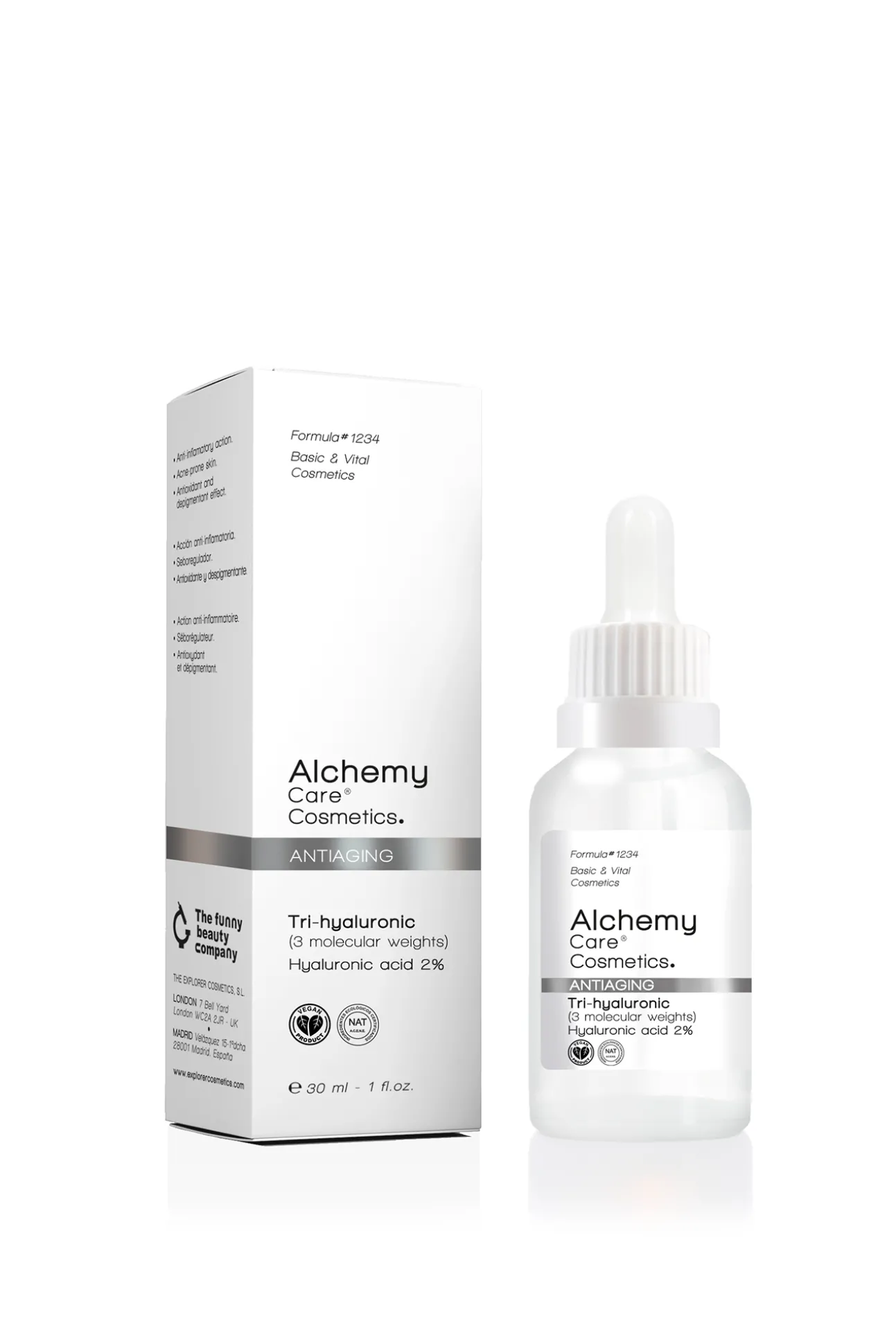Sérum antiedad tri-hialurónico 2% 30 ml