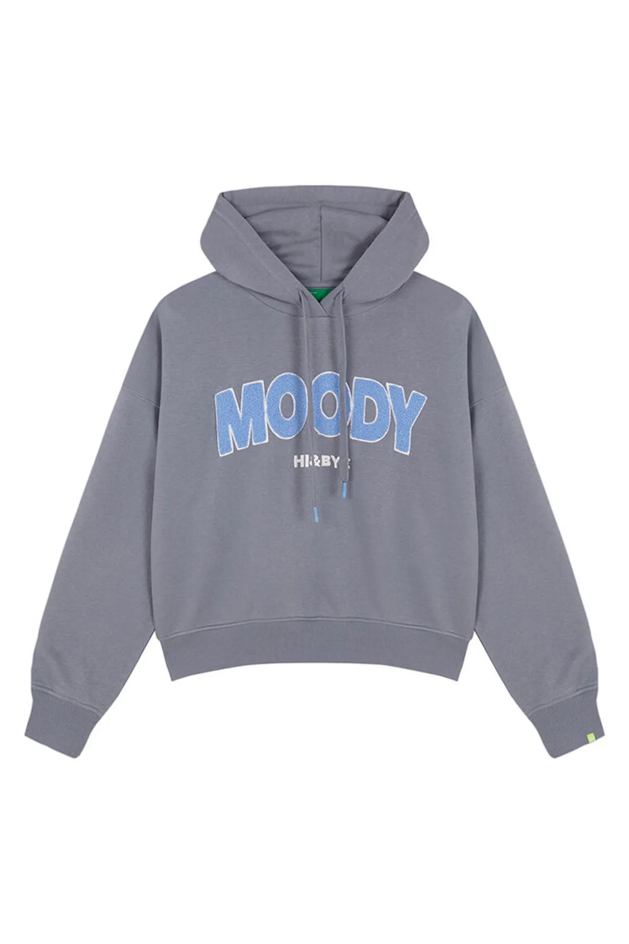 Sudadera capucha felpa algodón gris