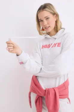 Sudadera capucha felpa algodón gris