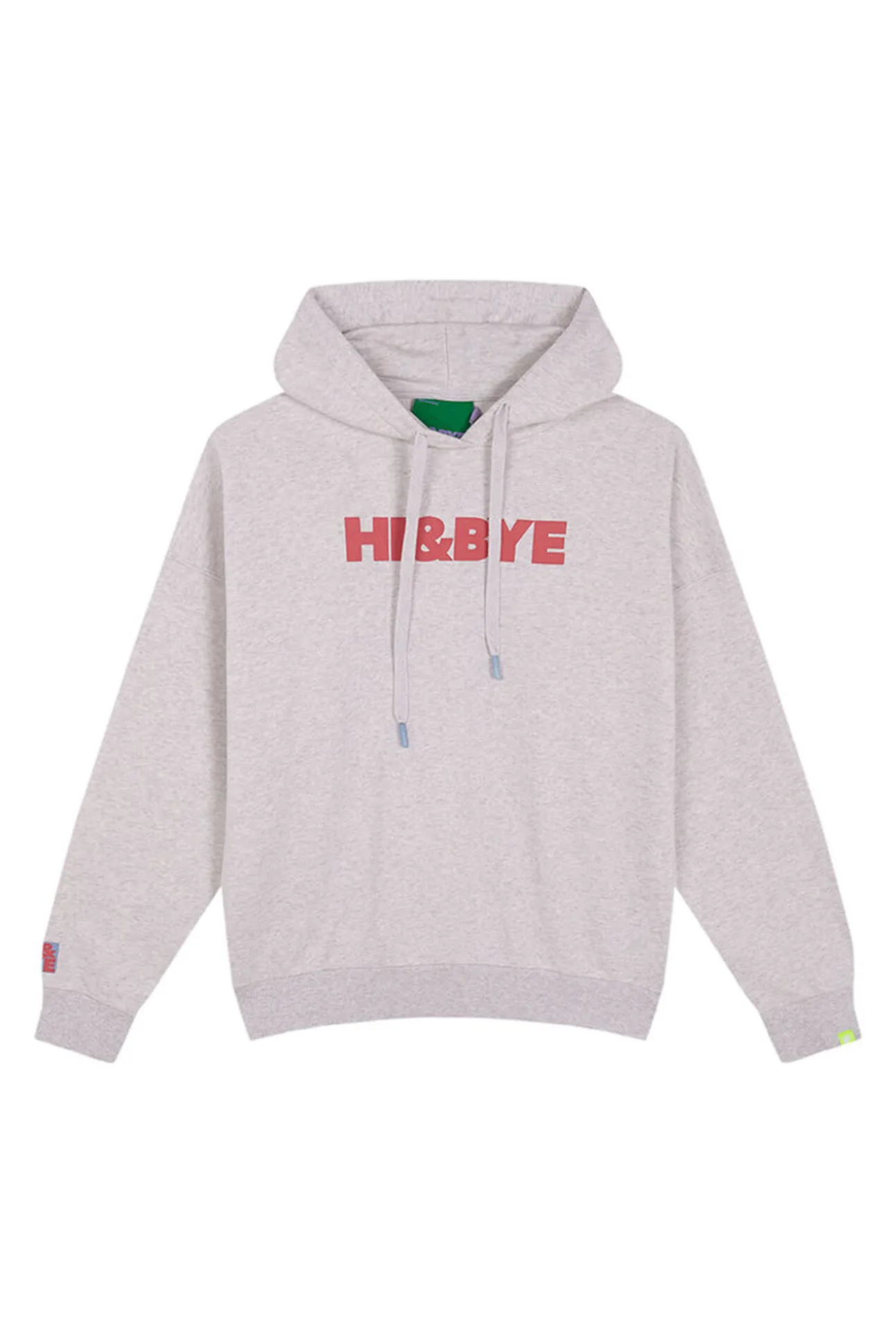 Sudadera capucha felpa algodón gris