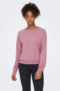 Sudadera de manga larga y cuello redondo