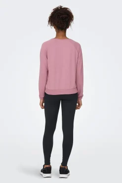 Sudadera de manga larga y cuello redondo