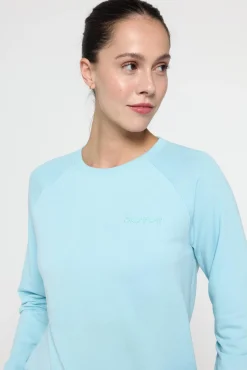 Sudadera de manga larga y cuello redondo