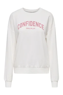Sudadera de manga larga y cuello redondo