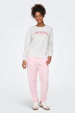 Sudadera de manga larga y cuello redondo
